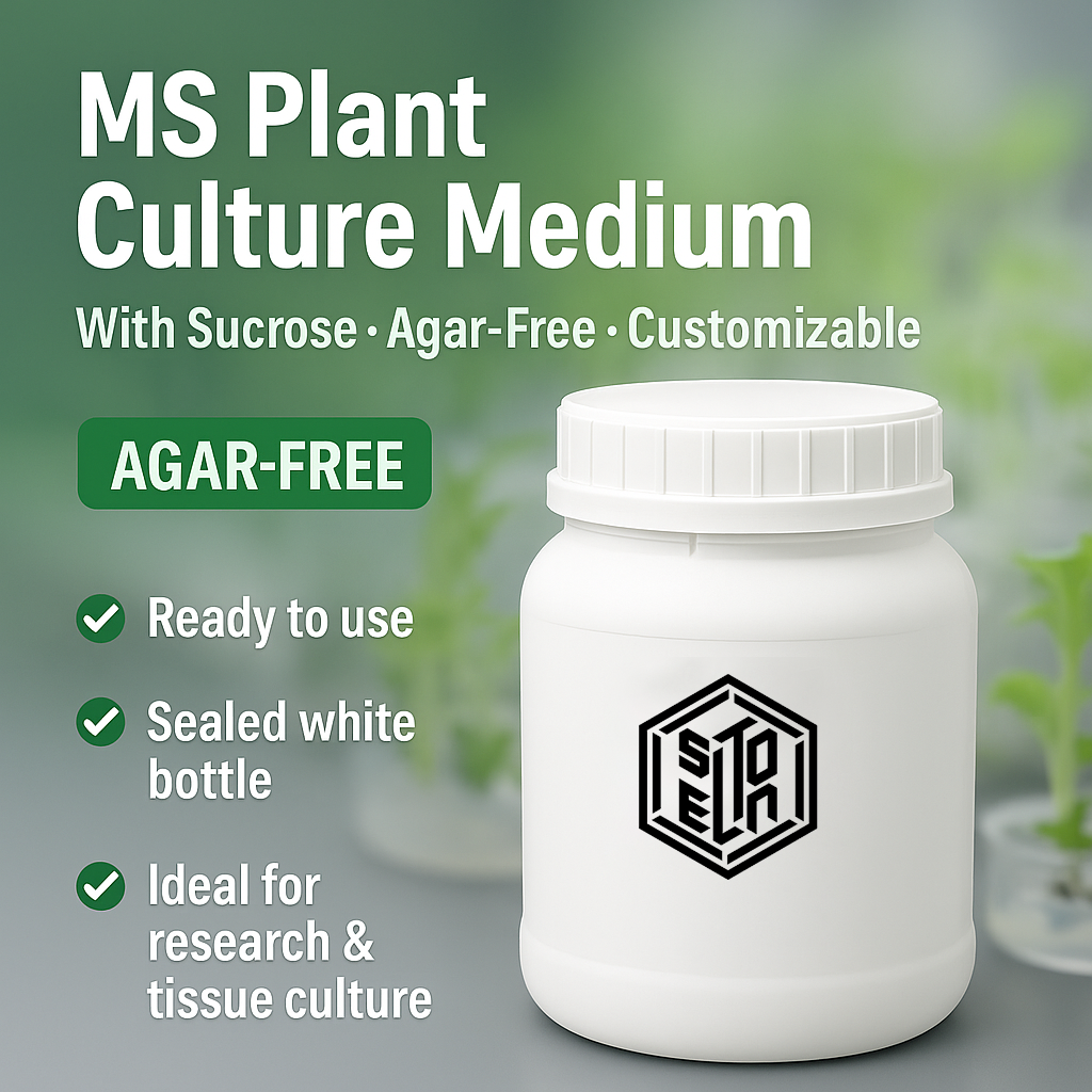 Agar Tissue Culture - 250/500g Agar Free MS Medium Powder