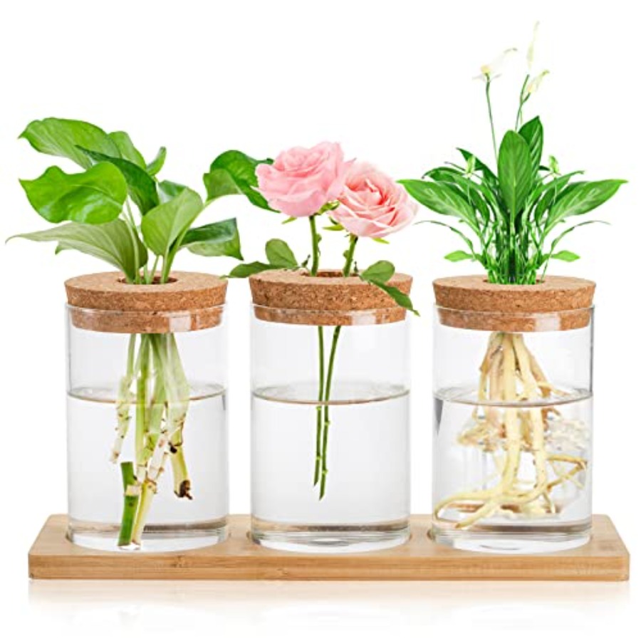 3 Pcs Plant Terrarium Propagat - Propagation Station Vase incelemesi ve fiyatı