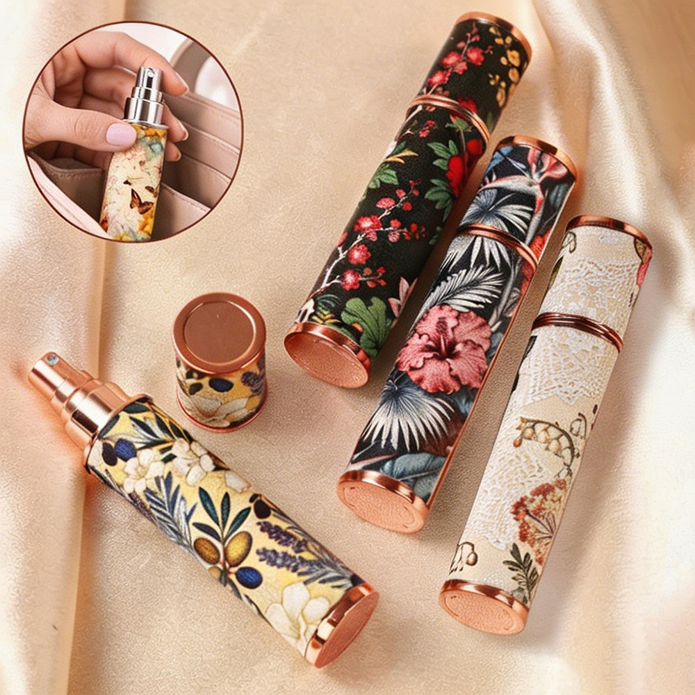 10ML Vintage Floral Leather Pe - Misting Bottle Fine incelemesi ve fiyatı