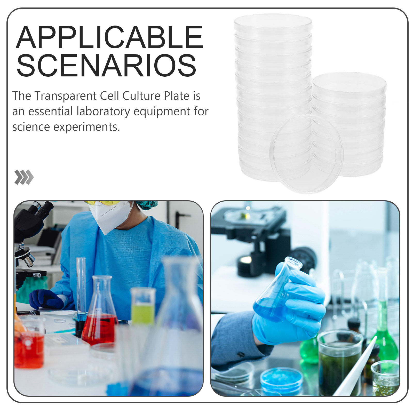 20Pcs Clear Sterile Petri Dish - Agar Tissue Culture incelemesi ve fiyatı