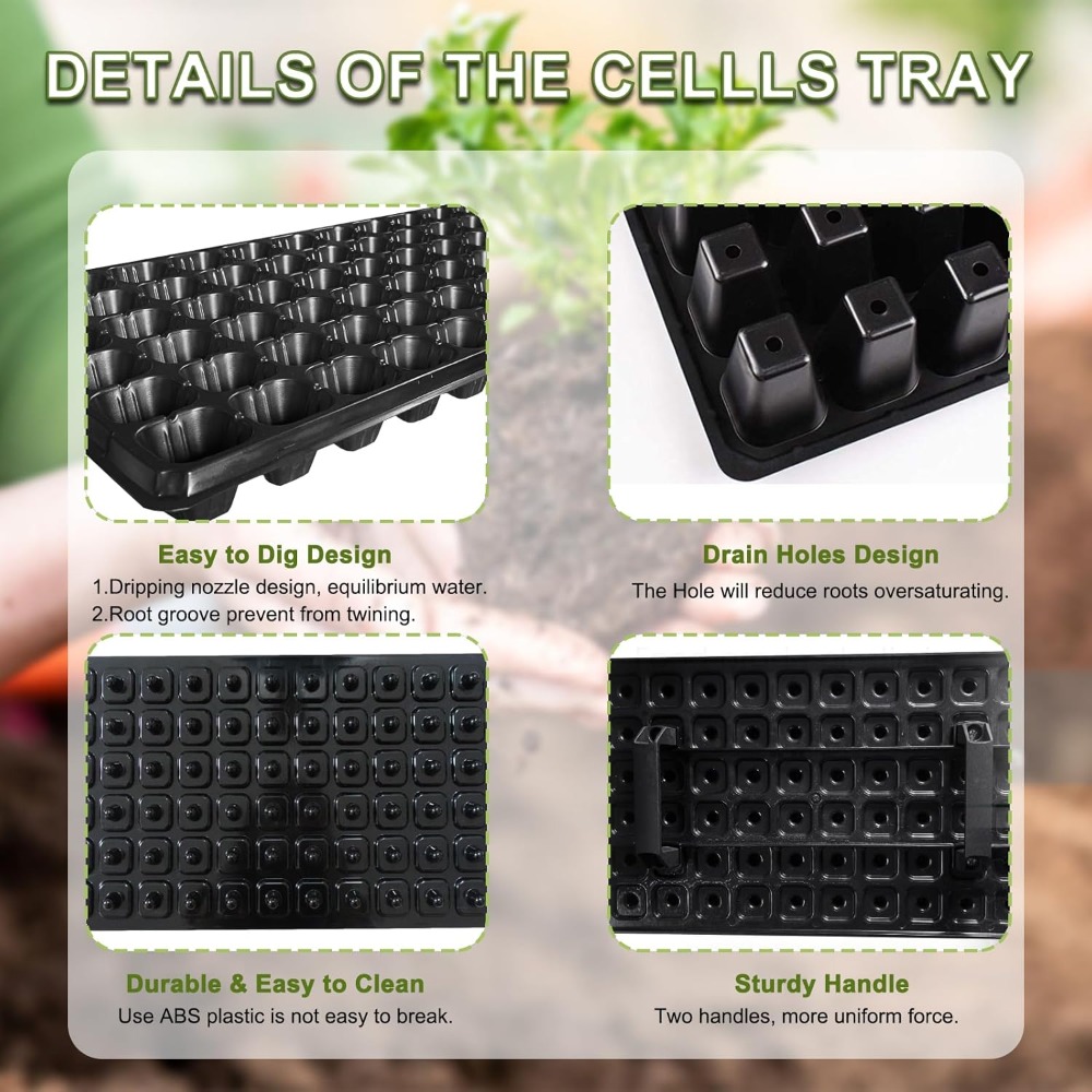 72 Cell Seed Starter Trays wit - Propagation Tray 72 incelemesi ve fiyatı