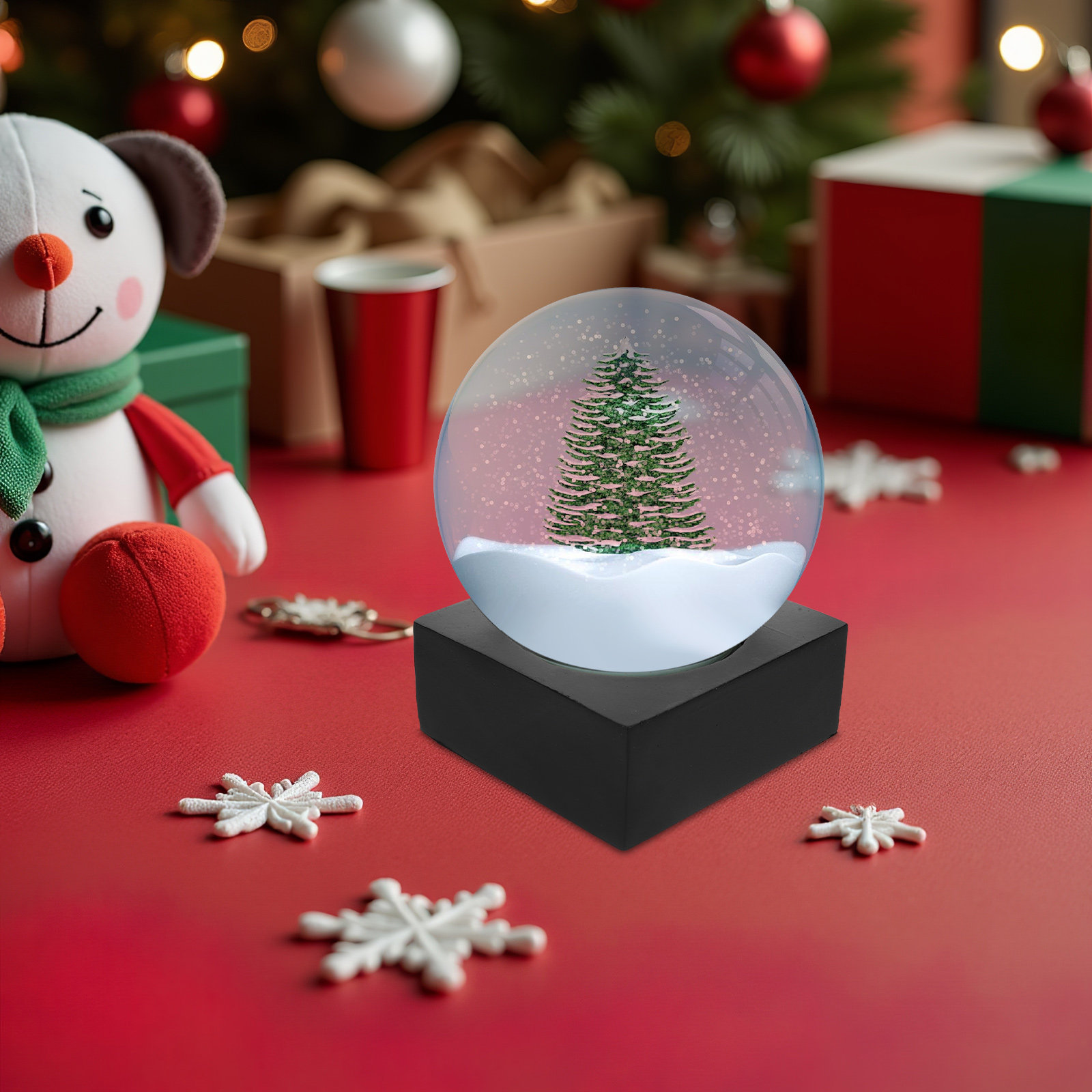 Glass Snow Globe DIY Kit Thick - Plastic Dome Clear incelemesi ve fiyatı