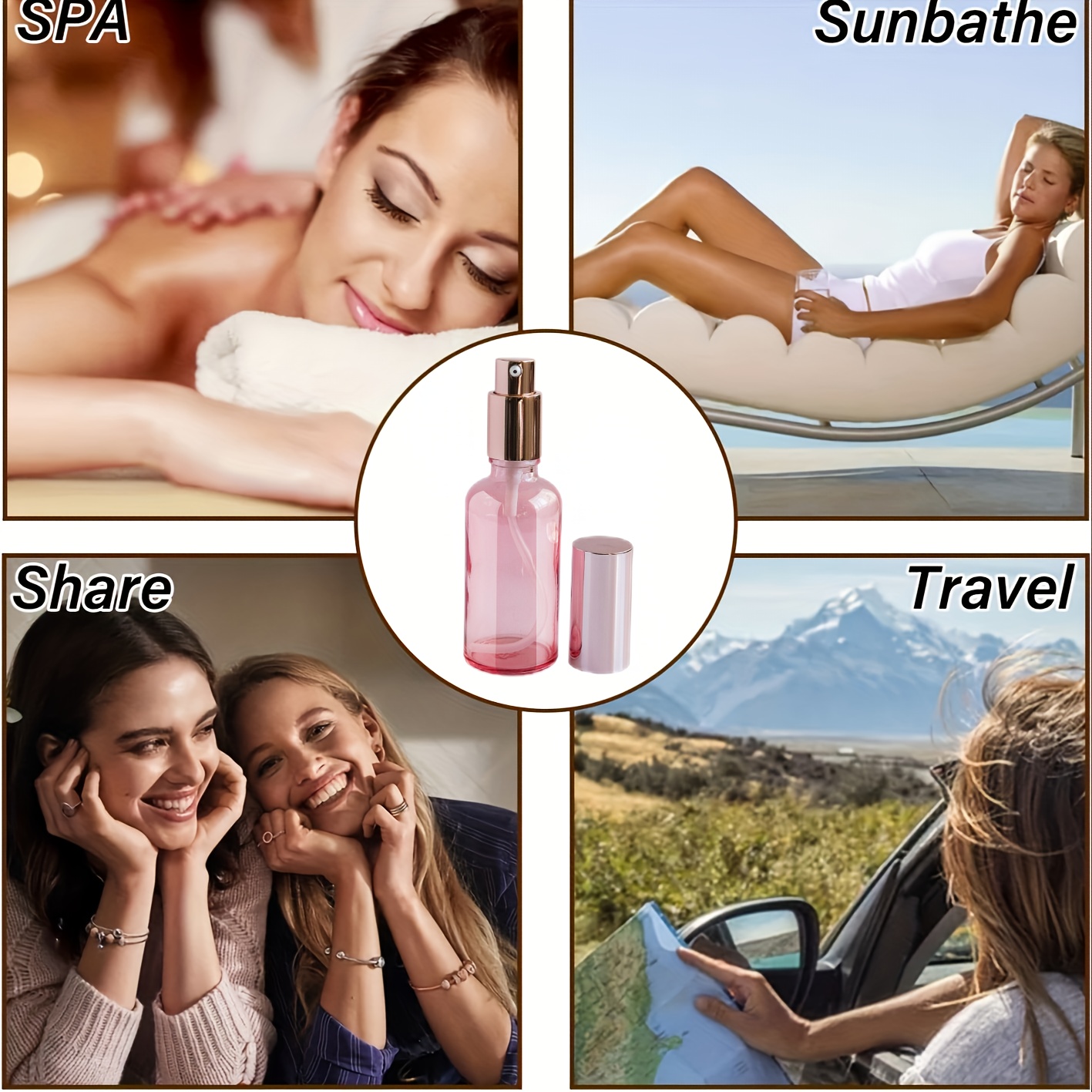 1Pcs 10-100ml Pink Spray Bottl - Misting Bottle Fine incelemesi ve fiyatı