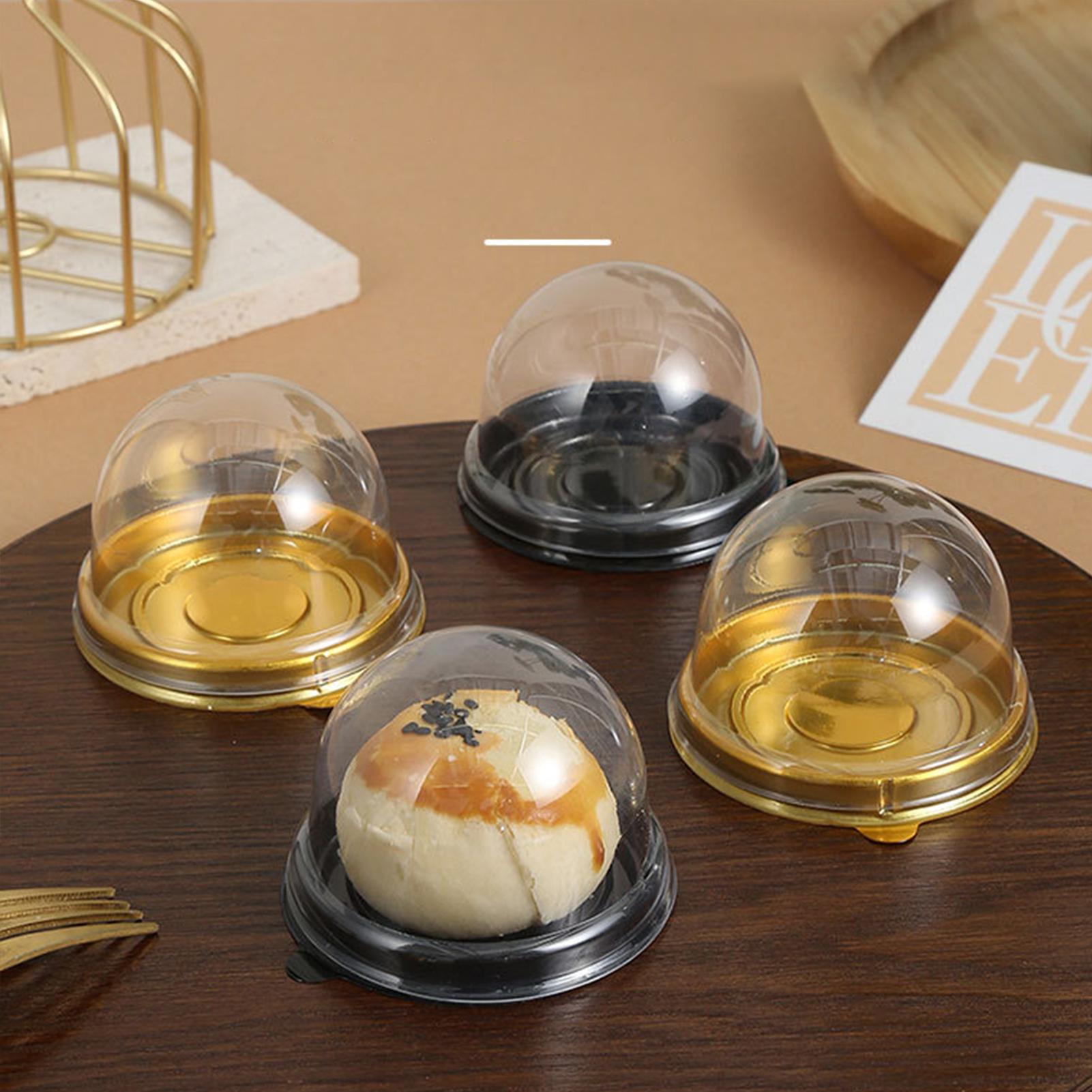 Cupcake Boxes 50pcs Clear Plas - Plastic Dome Clear incelemesi ve fiyatı