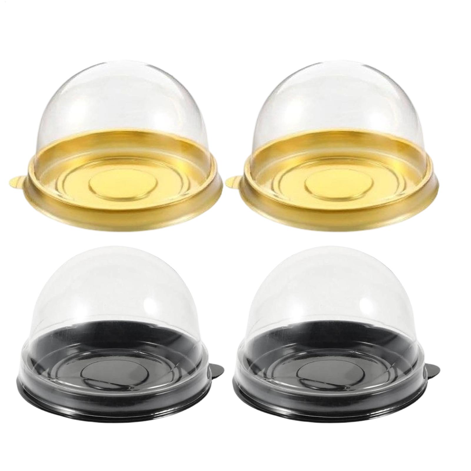 Cupcake Boxes 50pcs Clear Plas - Plastic Dome Clear incelemesi ve fiyatı